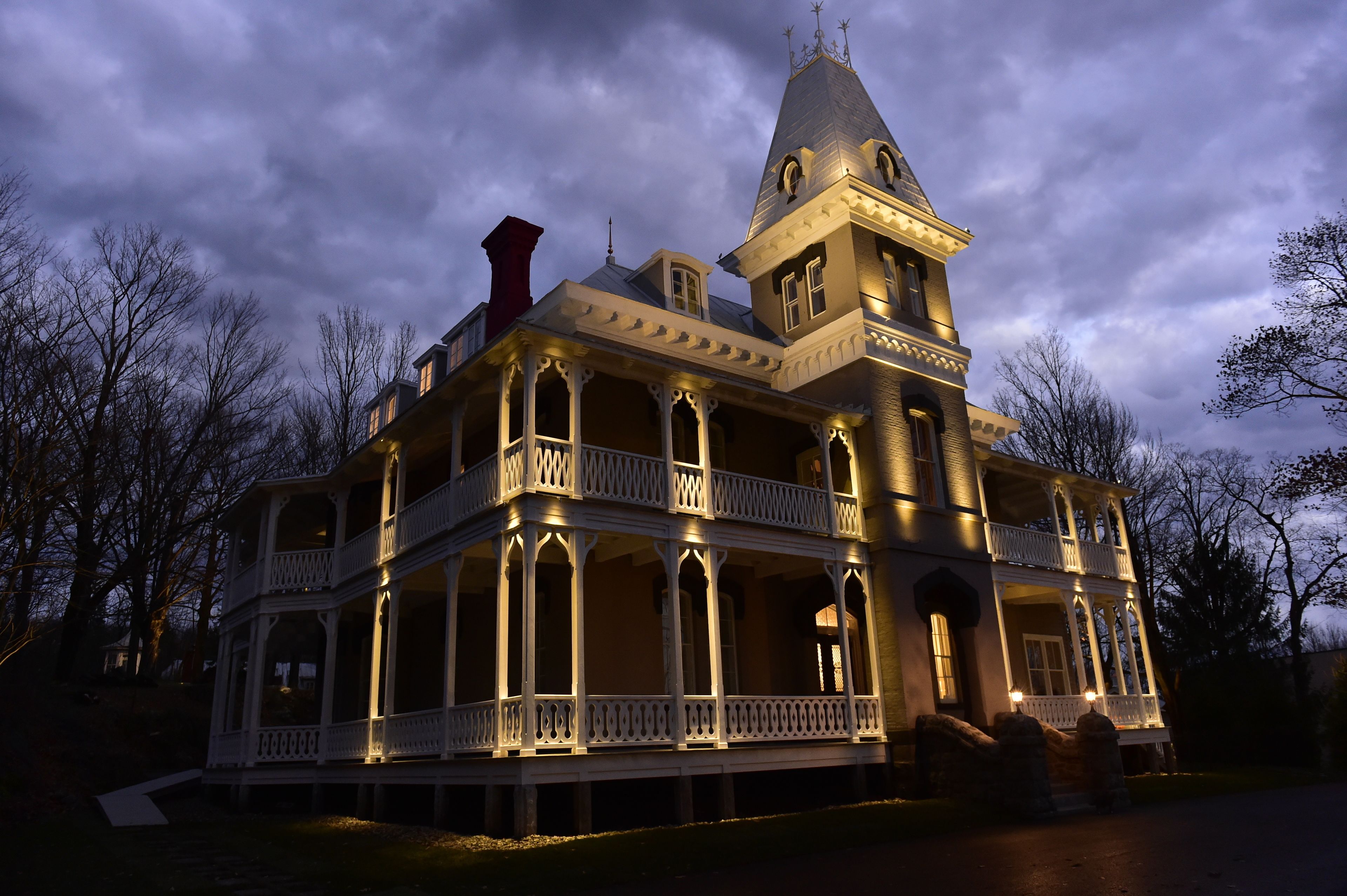 front of property – evening/night