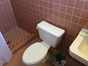 Douche, articles de toilette gratuits, sĂšche-cheveux