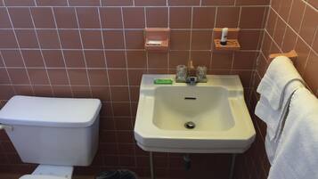 Ducha, artículos de tocador gratuitos, secador de pelo