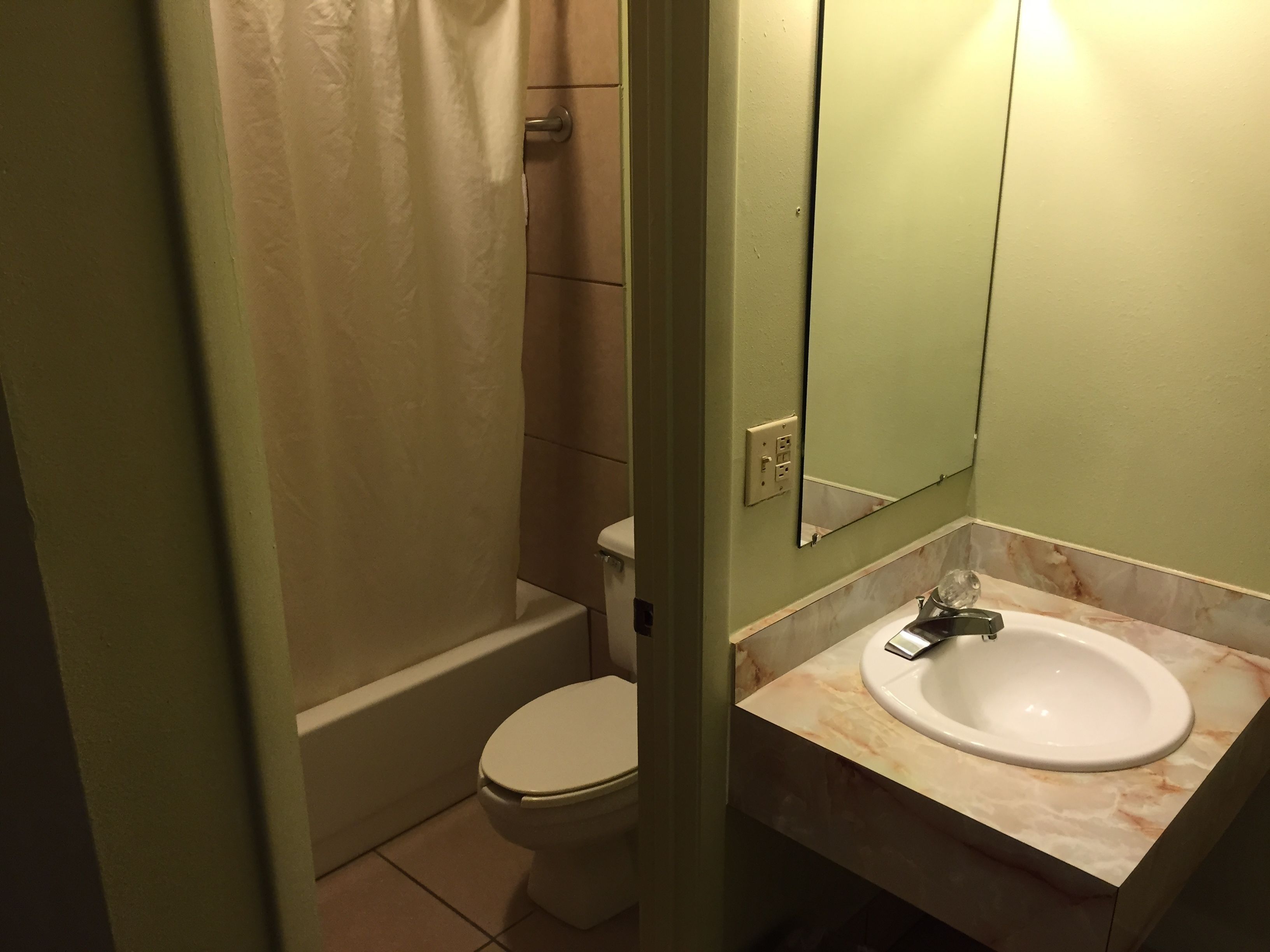 Free toiletries, hair dryer, towels