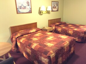 Chambre Double, 2 lits doubles, non-fumeurs | Wi-Fi gratuit, draps fournis