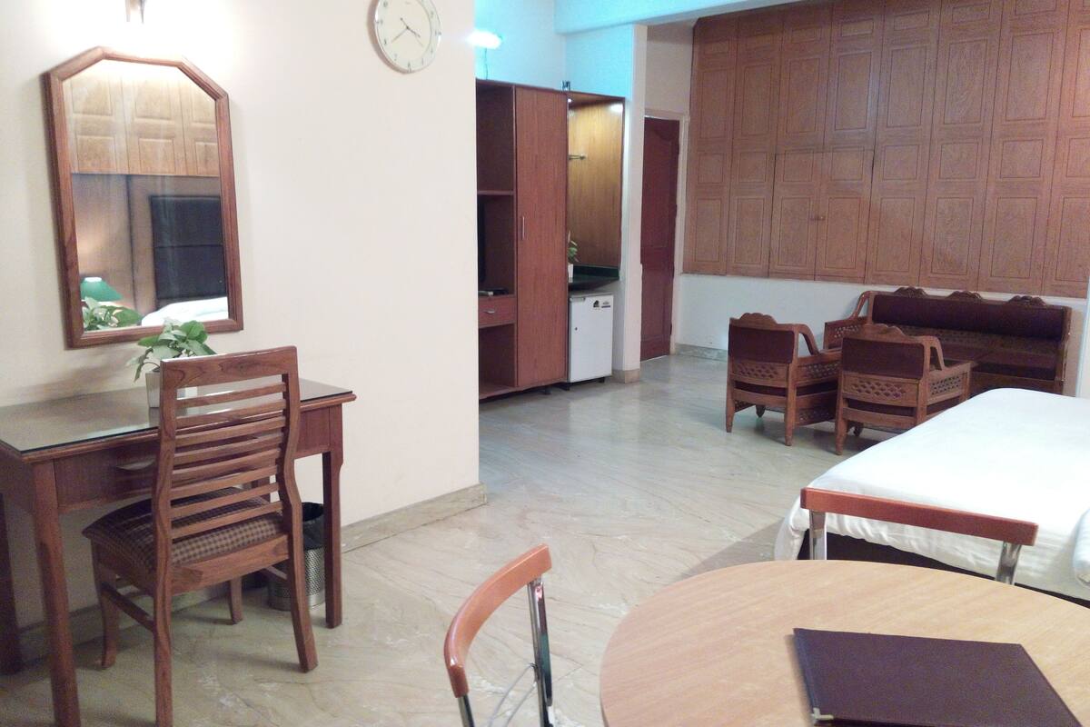 Superior Double Room, 2 Bedrooms, City View | Living area | LCD TV