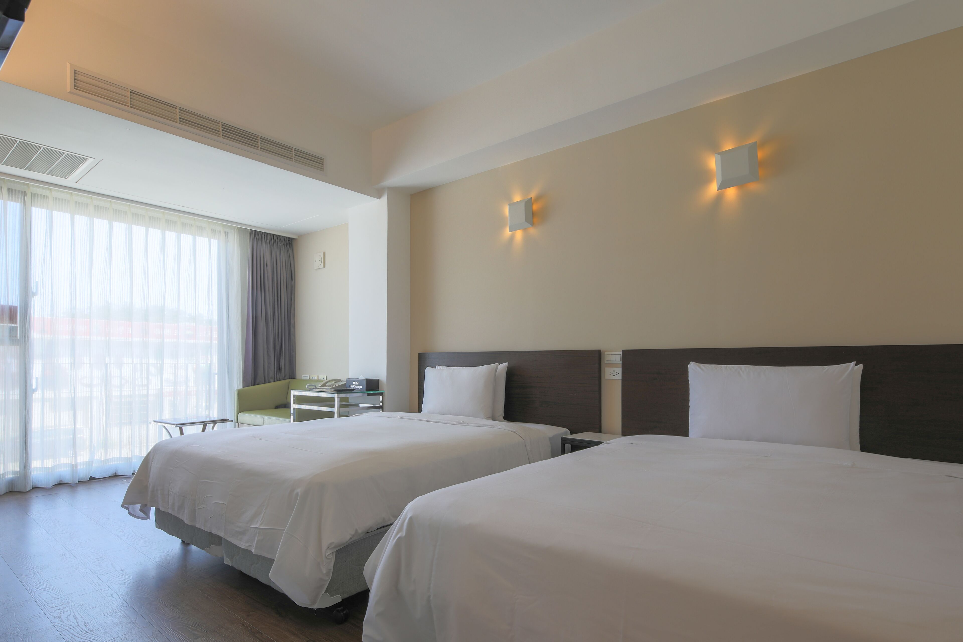 minibar, desk, blackout curtains, soundproofing