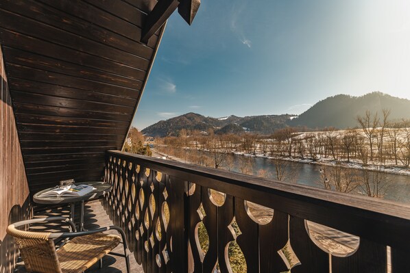 Chambre Quadruple Standard, balcon | Balcon