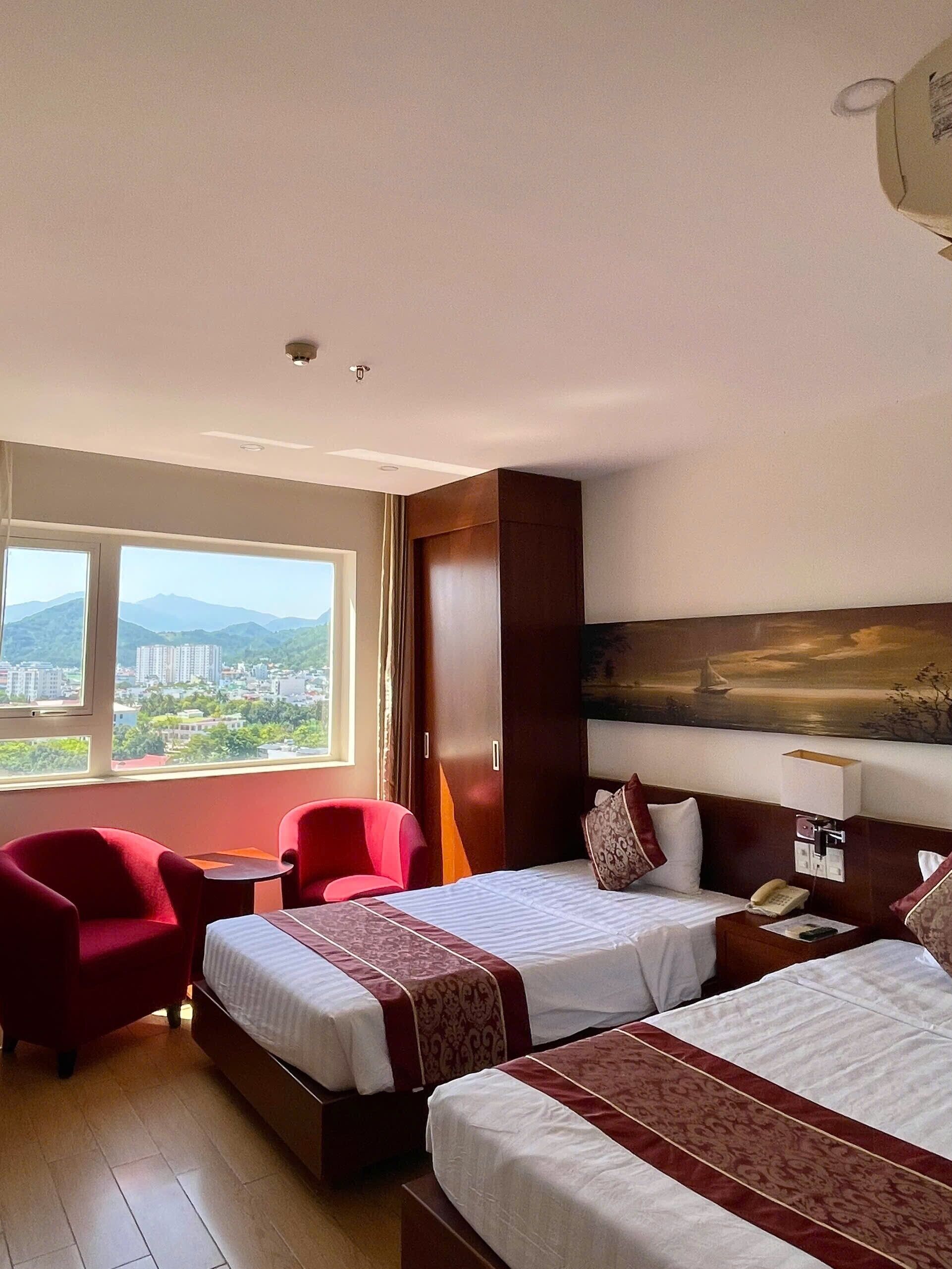 Superior Twin Room, City View | Minibar, in-room safe, desk, free WiFi