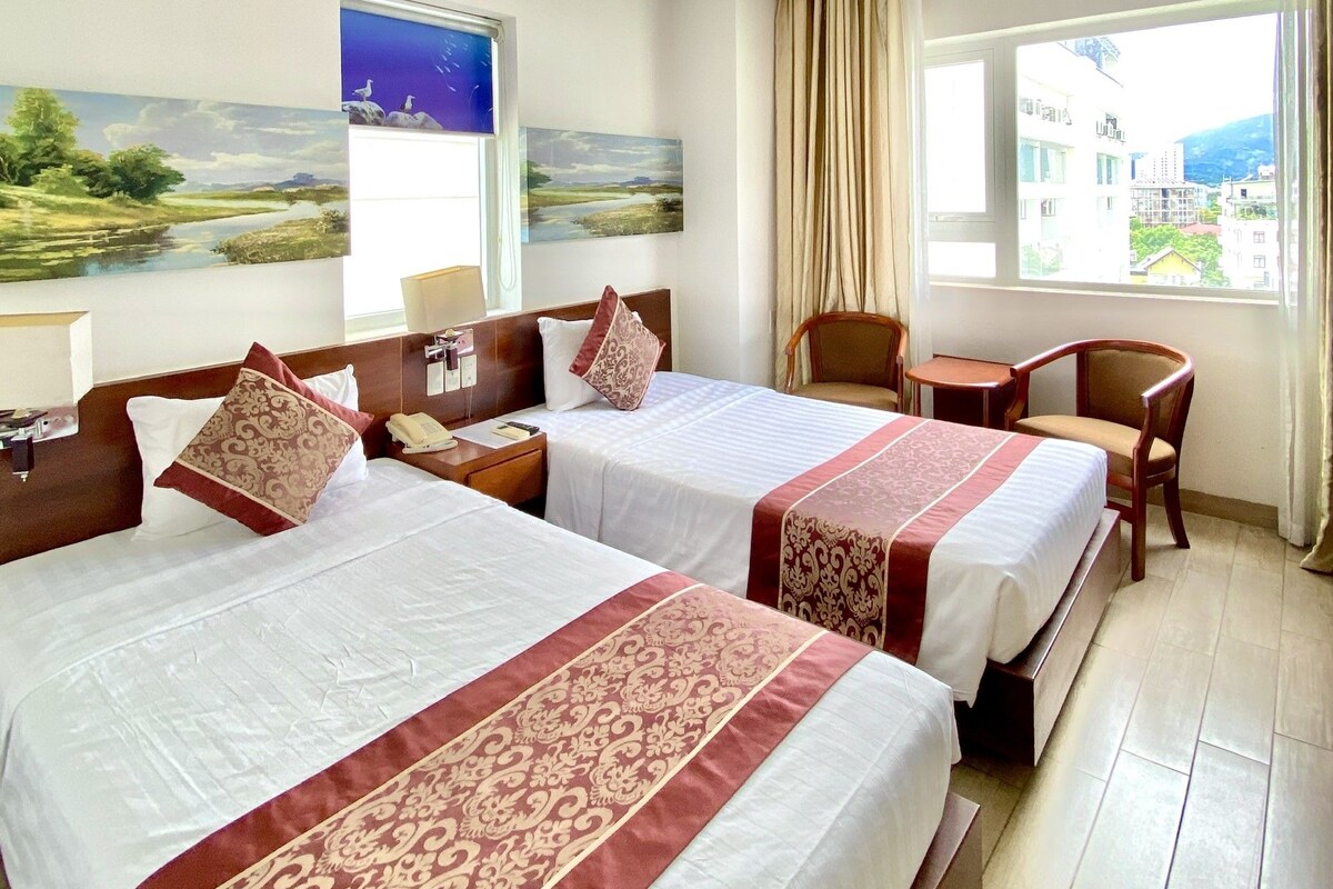 Superior Twin Room, City View | Minibar, in-room safe, desk, free WiFi