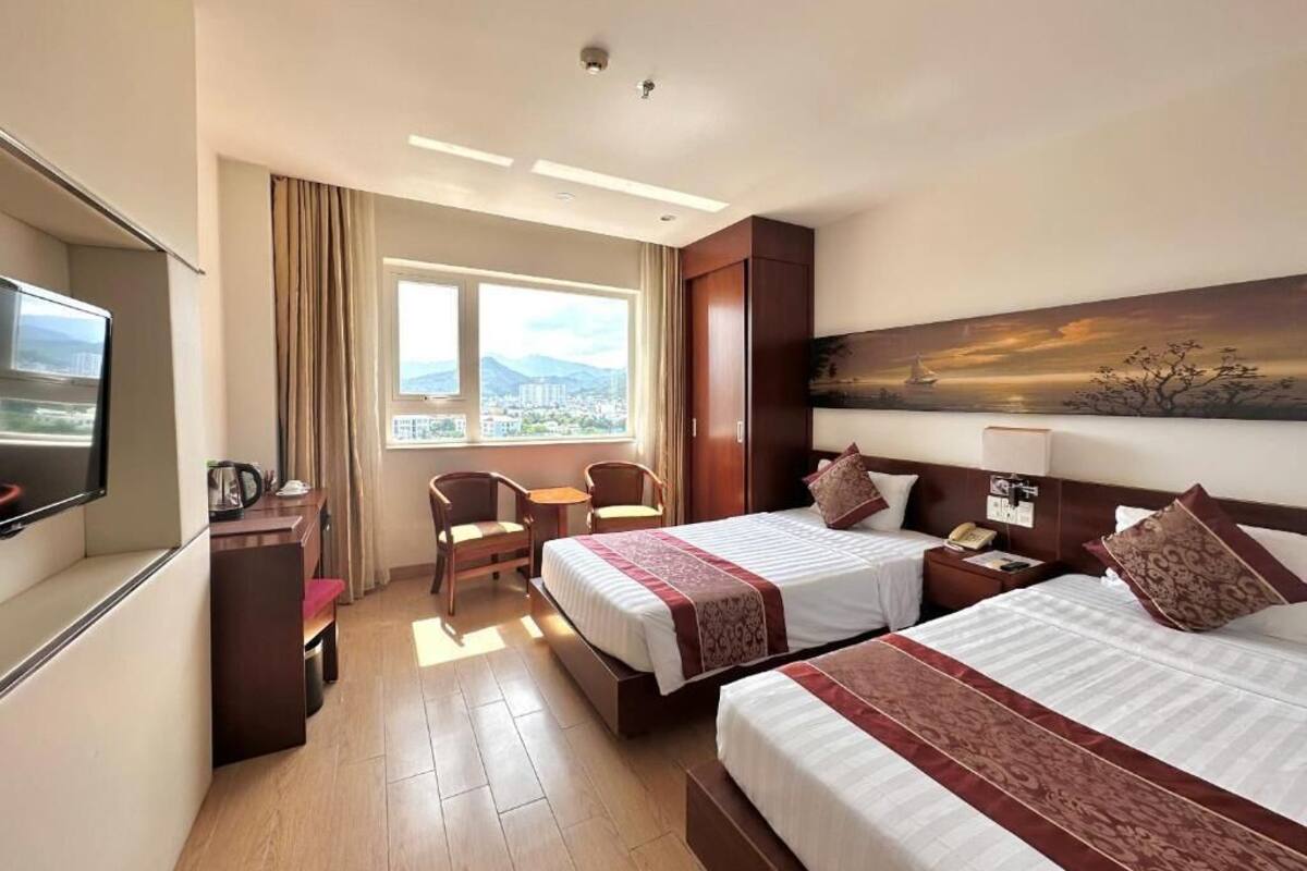 Superior Twin Room, City View | Minibar, in-room safe, desk, free WiFi
