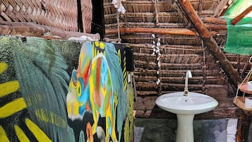Grand Room, Balcony | Bathroom | Shower, towels