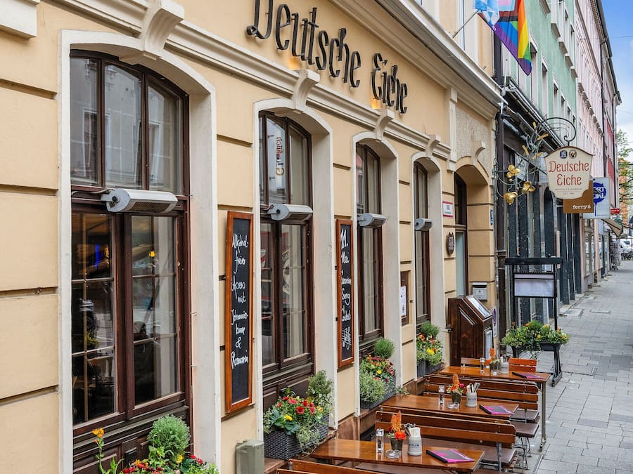 Voorkant van accommodatie