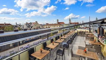 Terrasse sur le toit