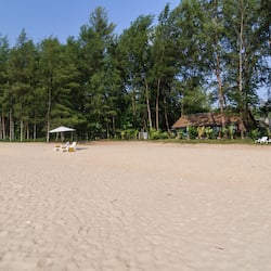 On the beach