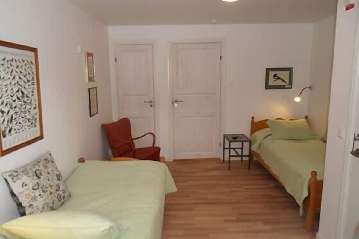 Chambre avec lits jumeaux