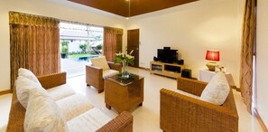 Villa, 1 habitación (Grand Pool Villa) | Sala de estar