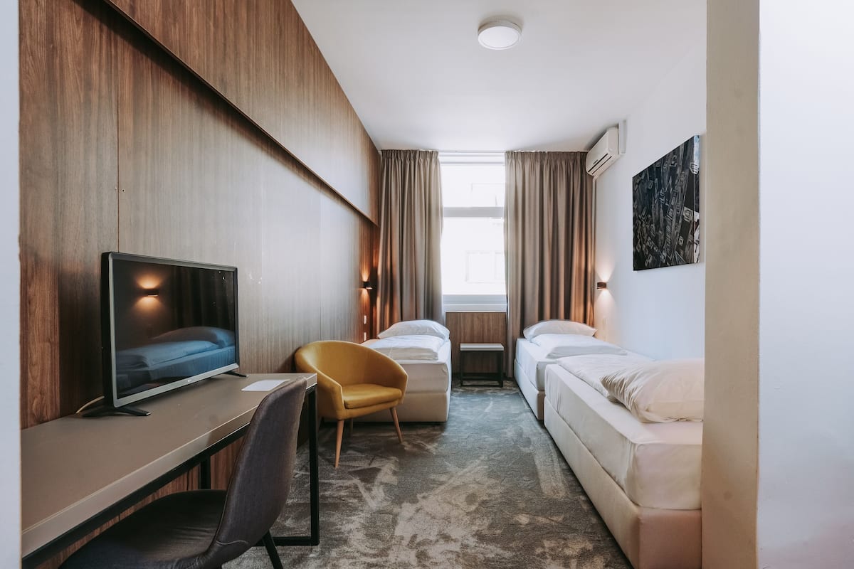 Standard Triple Room, 3 Twin Beds (Low budget) | Desk, free WiFi, bed sheets