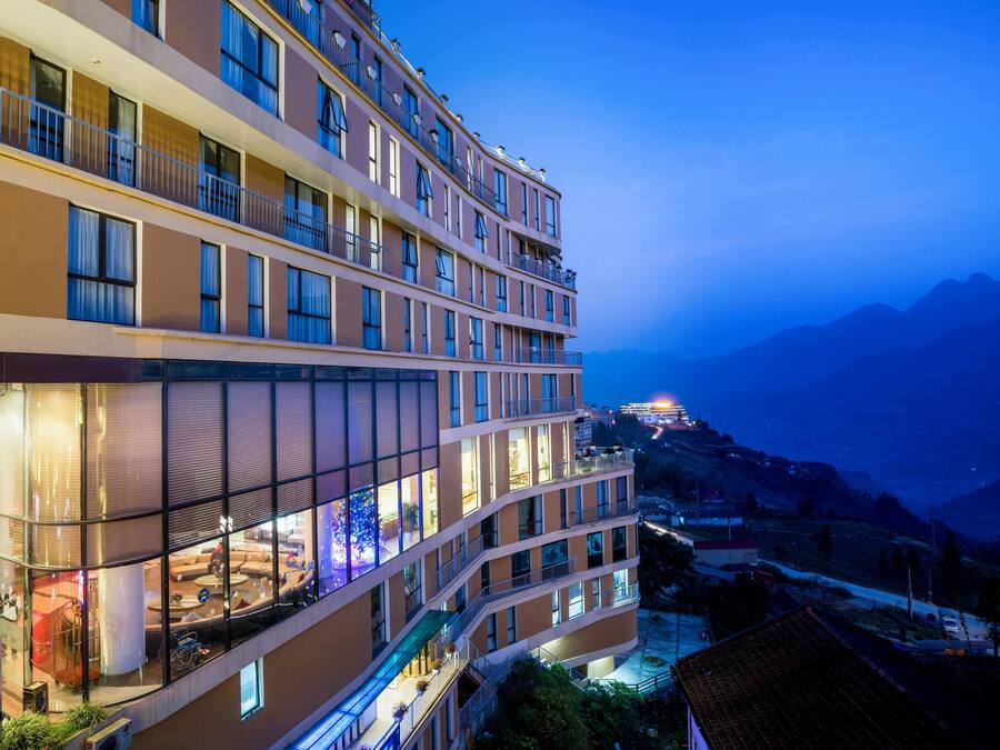 Front of property - evening/night