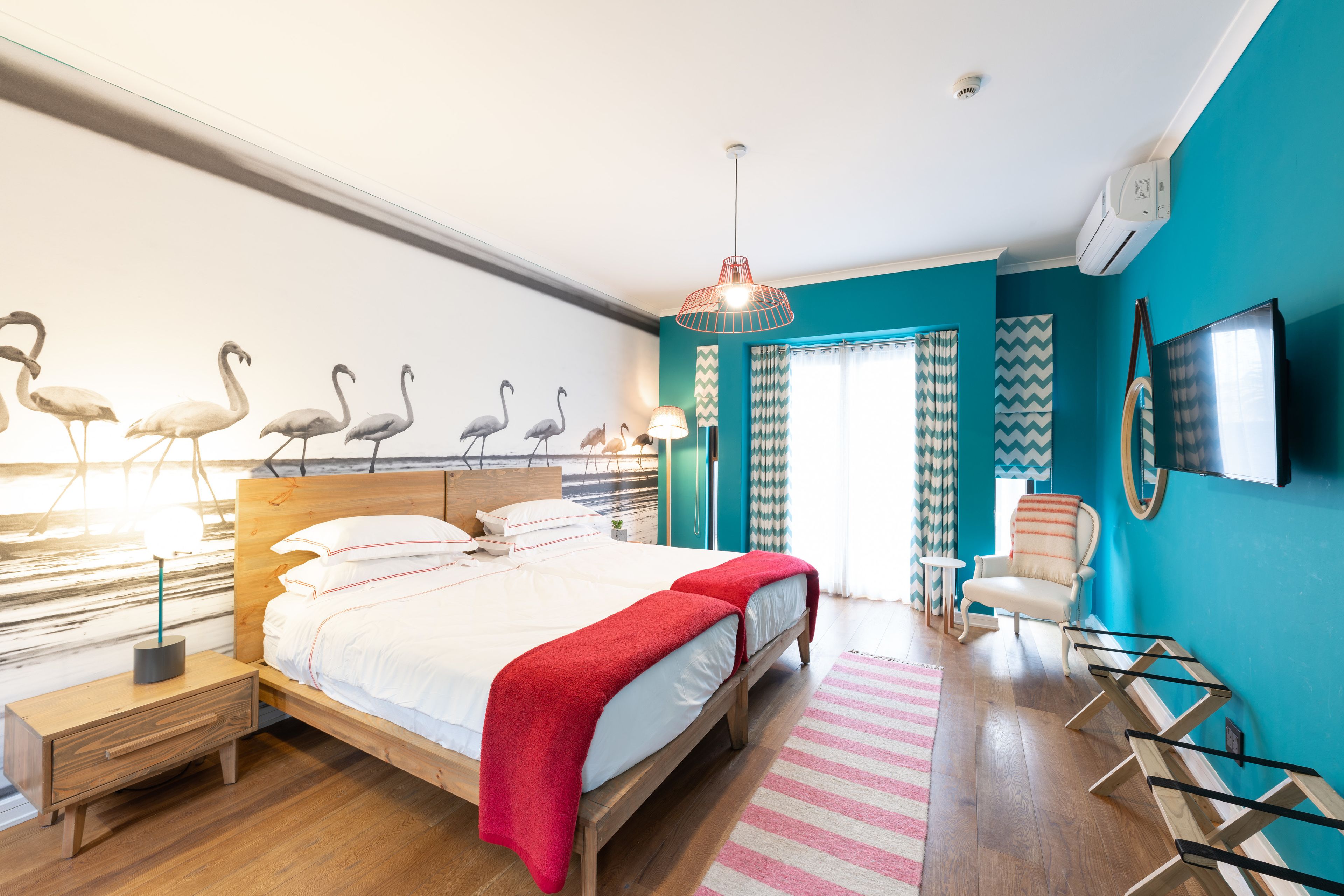 twin room | premium bedding, minibar, in-room safe, individually decorated