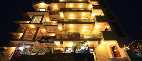 Front of property – evening/night