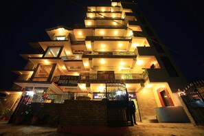Front of property - evening/night - Hotel River Park (Pokhara)