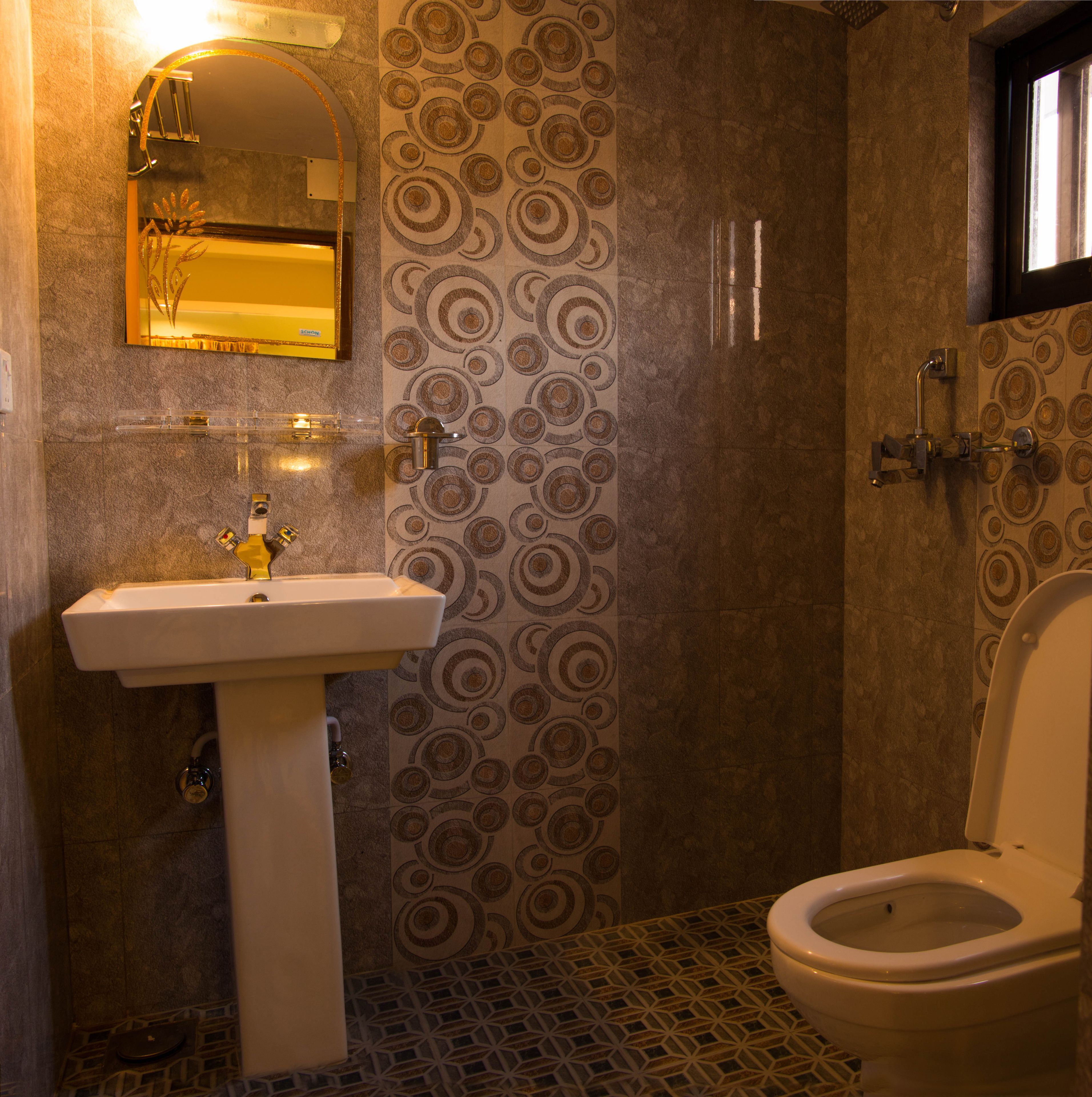 free toiletries, hair dryer, slippers, towels