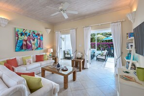 Luxury Villa 3 bedrooms (Polo Villa#7) | Living area | 36-inch LCD TV with cable channels, TV, DVD player