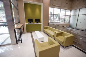 Sala de estar en el lobby
