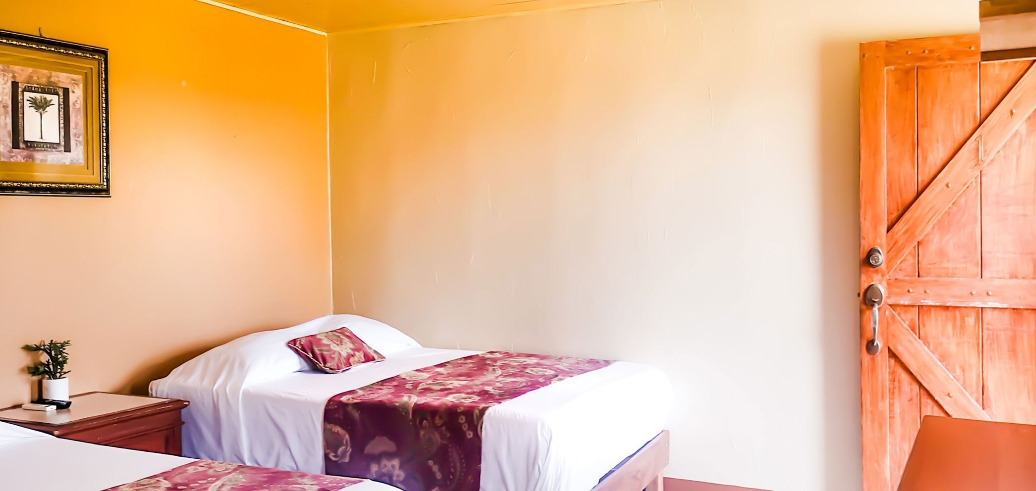 Premium bedding, free WiFi, bed sheets