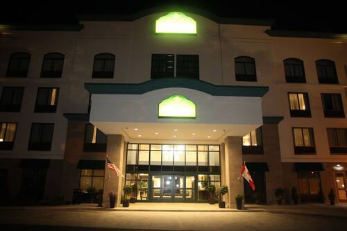 Front of property – evening/night