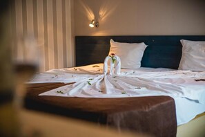 Skrivebord, barnesenger og wi-fi (mot et tillegg)