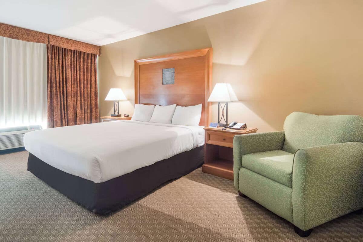 Room, 1 King Bed, Non Smoking | Desk, iron/ironing board, free WiFi, bed sheets