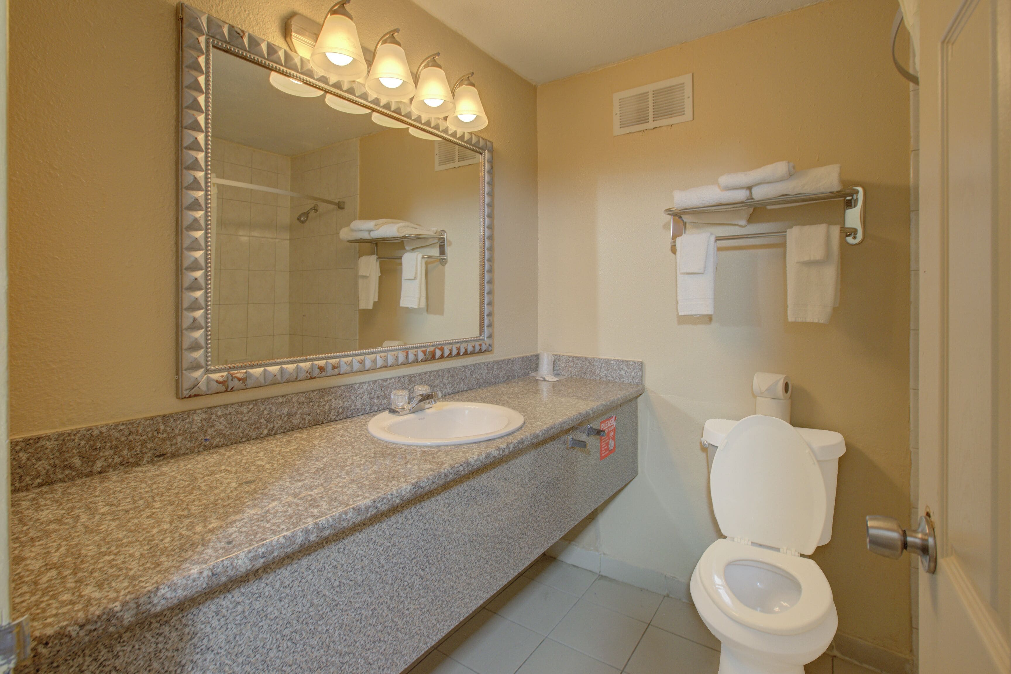 Free toiletries, hair dryer, towels