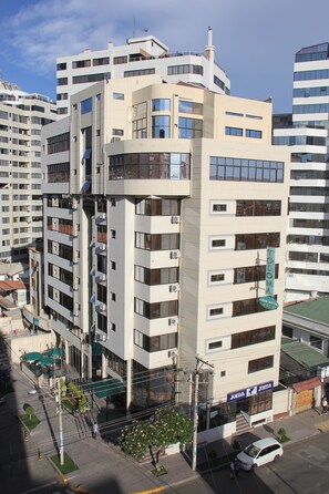 Voorkant van accommodatie