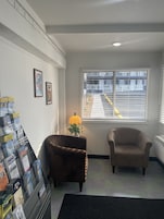 Sala de estar en el lobby