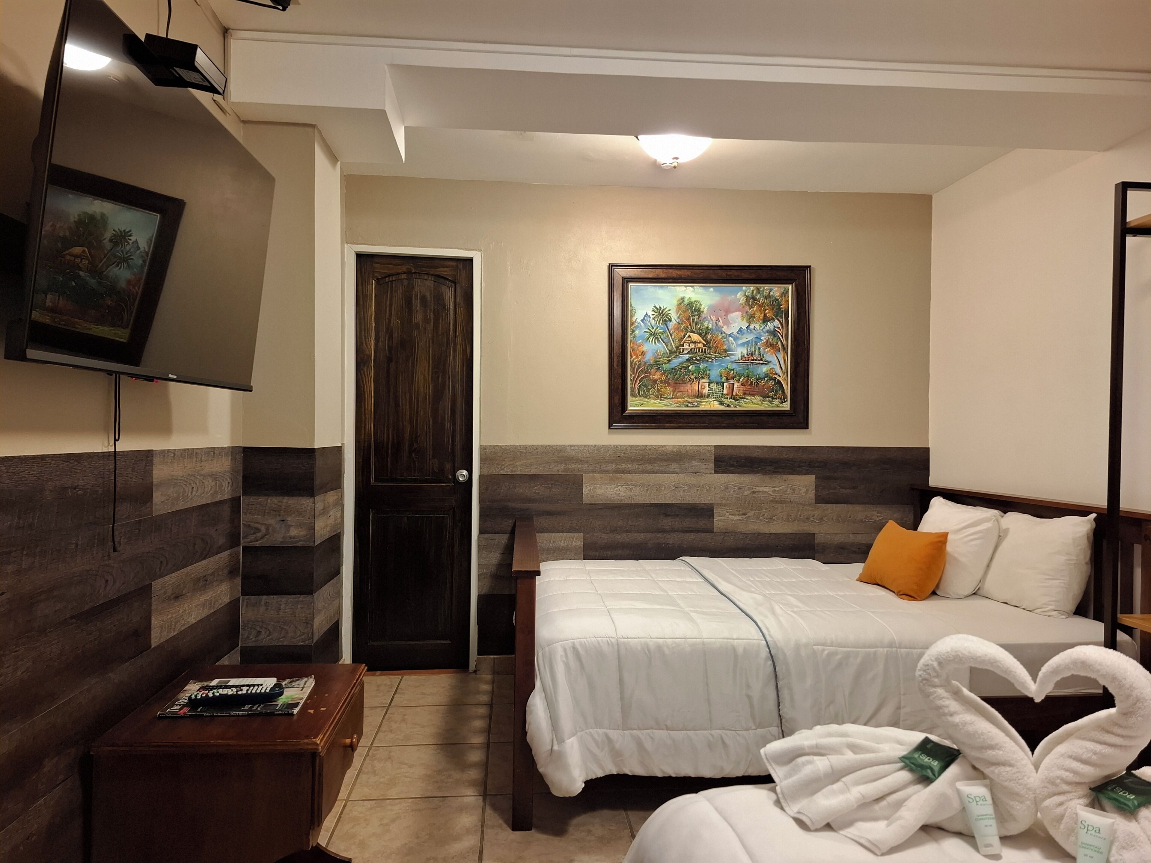 double room, 2 double beds | blackout curtains, rollaway beds, free wifi, bed sheets