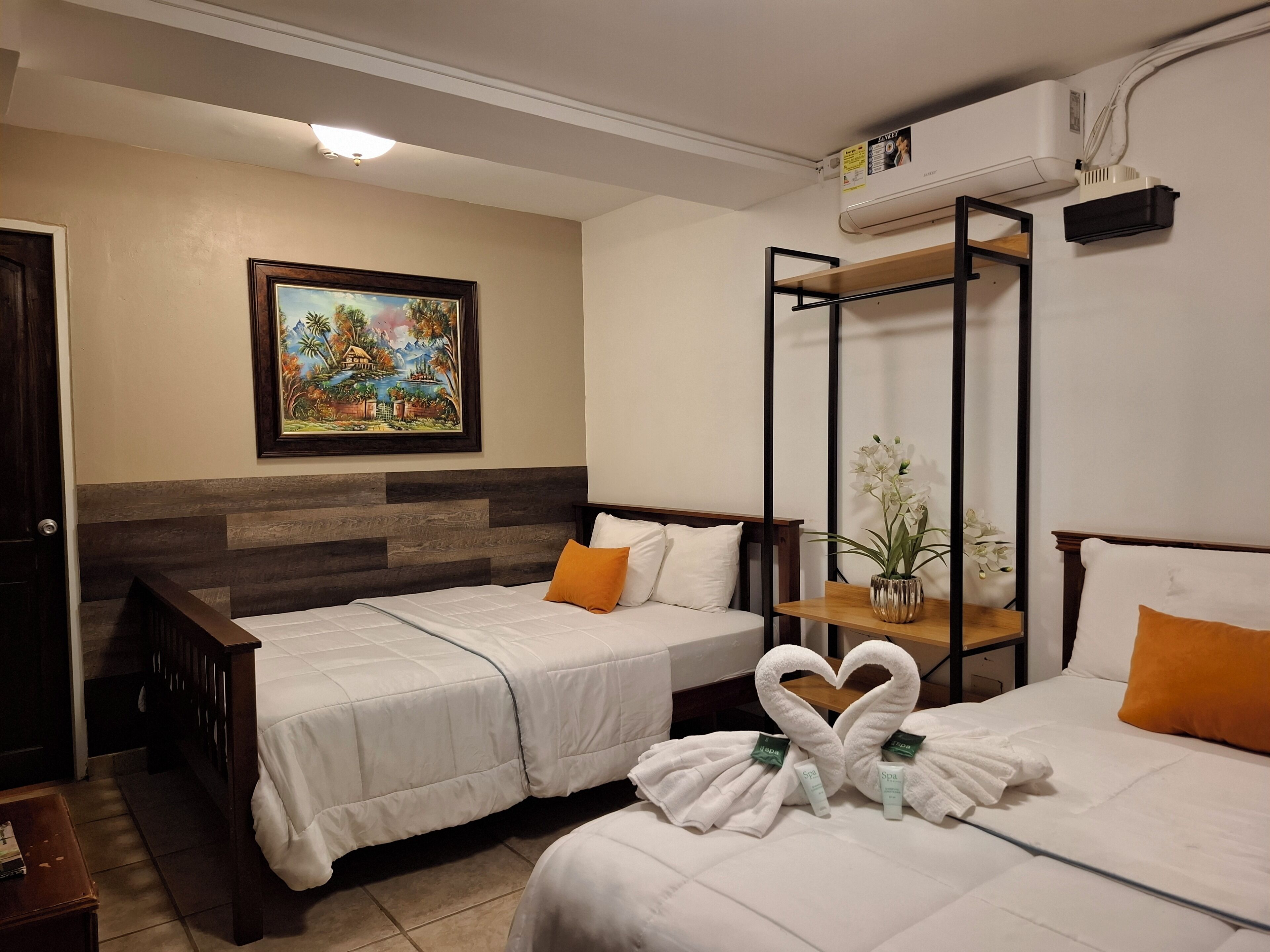 double room, 2 double beds | blackout curtains, rollaway beds, free wifi, bed sheets