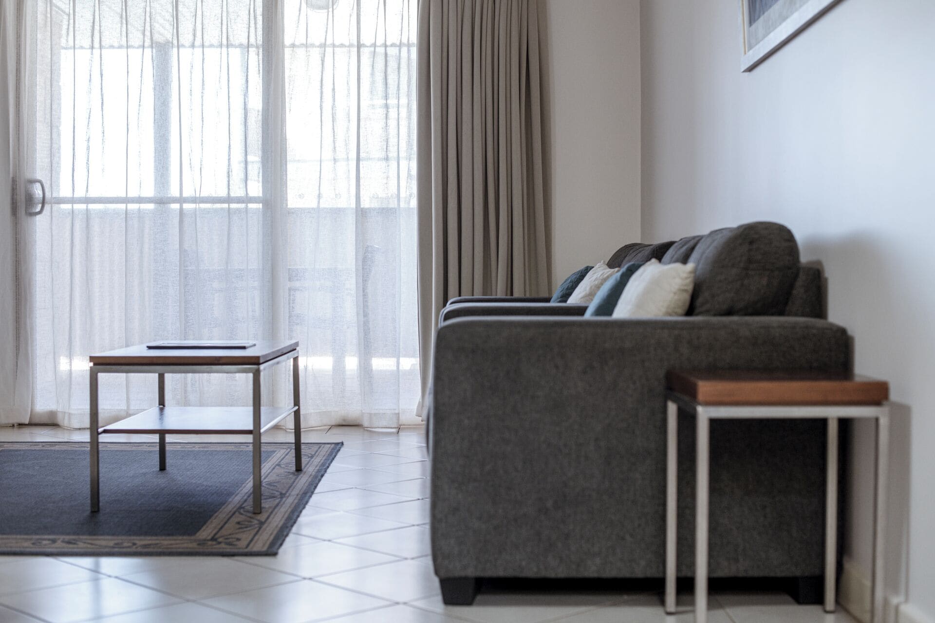 Premium bedding, blackout curtains, iron/ironing board, free WiFi