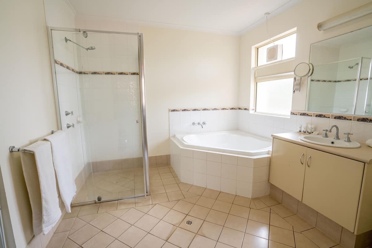 free toiletries, hair dryer, towels, soap