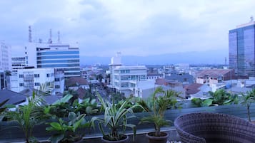 Udsigt fra overnatningsstedet