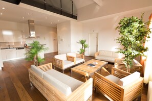 Sittområde i lobbyn