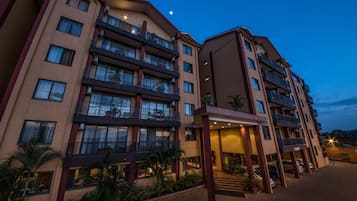 Front of property - evening/night