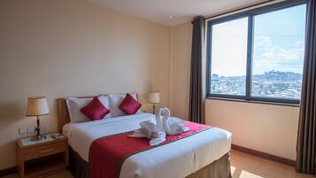 Leilighet, 2 soverom | 2 soverom, sengetøy av topp kvalitet og safe på rommet