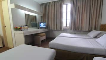 Family Deluxe (No AC)  | Desk, free WiFi, bed sheets