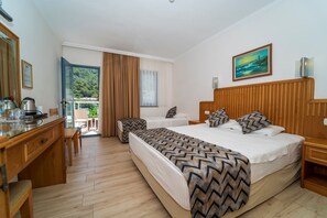 Deluxe Triple Room, 1 Bedroom | Premium bedding, minibar, desk, blackout drapes - Belcehan Hotel (Fethiye)