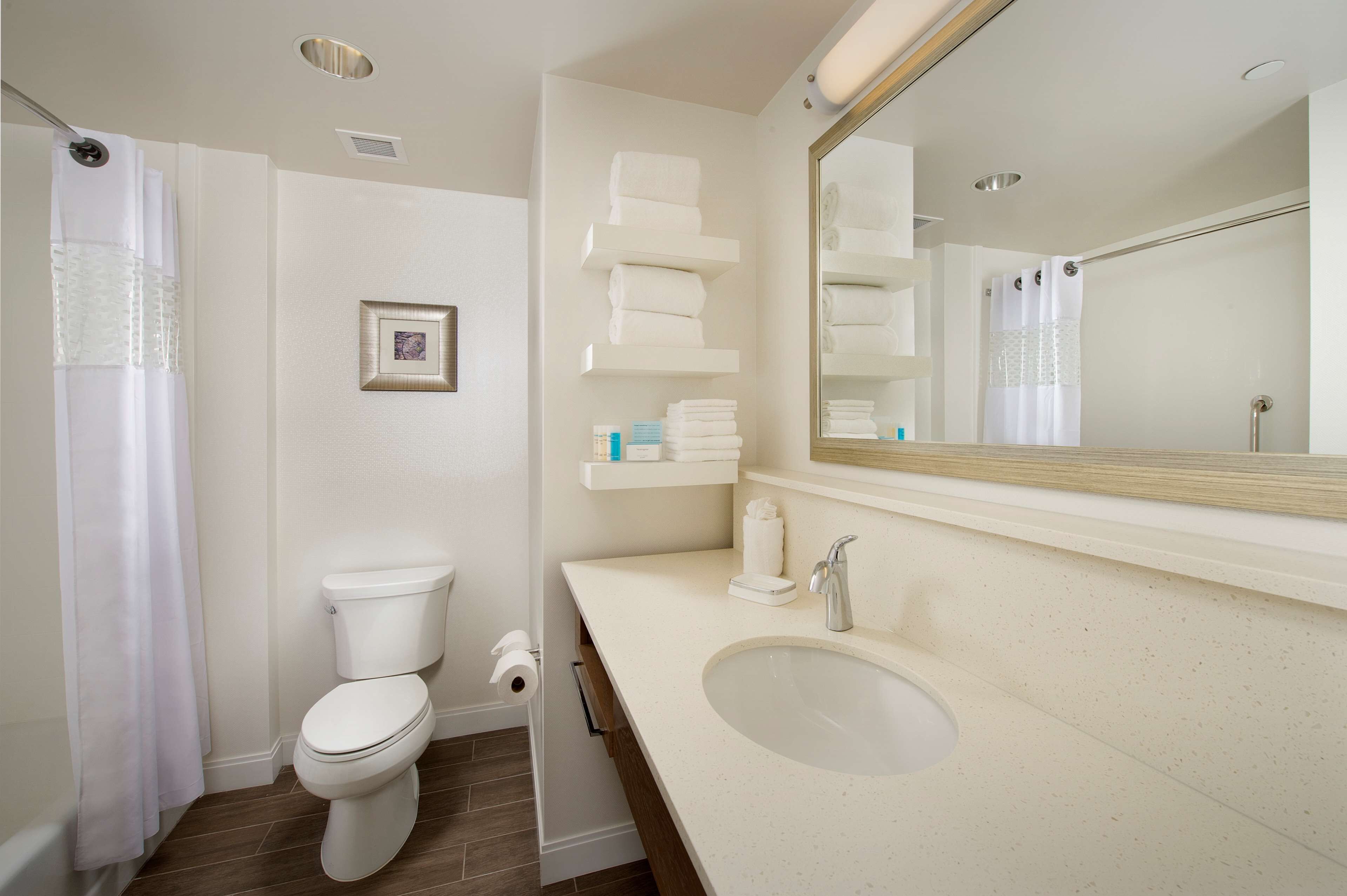 room, 2 queen beds, refrigerator | bathroom | free toiletries, towels