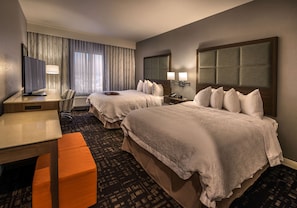 Room, 2 Queen Beds, Refrigerator & Microwave | Minibar, in-room safe, iron/ironing board, free rollaway beds