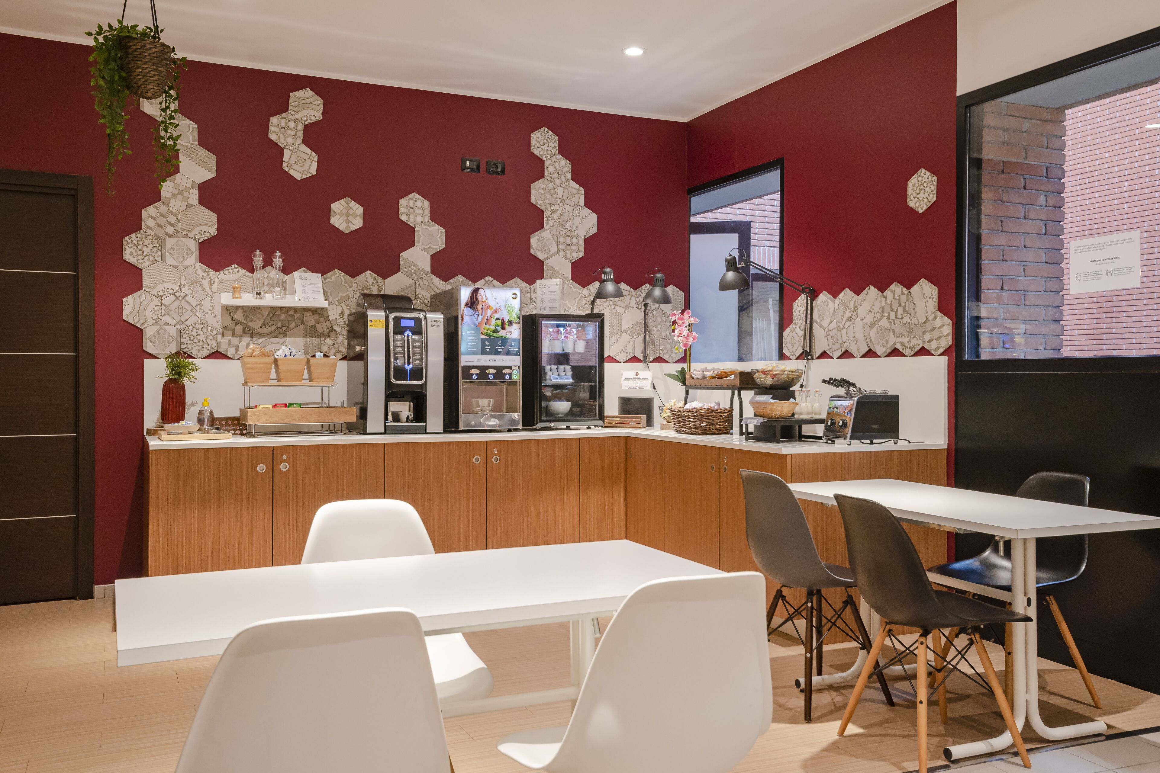 daily buffet breakfast (eur 9.50 per person)