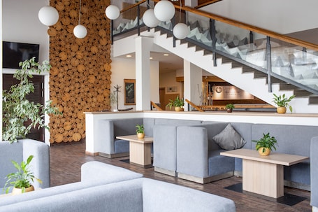 Lobby sitting area. OREA Resort Devět Skal Vysočina