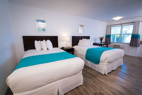 Standard Double Room, 2 Double Beds, Accessible | Premium bedding, free WiFi, bed sheets, wheelchair access