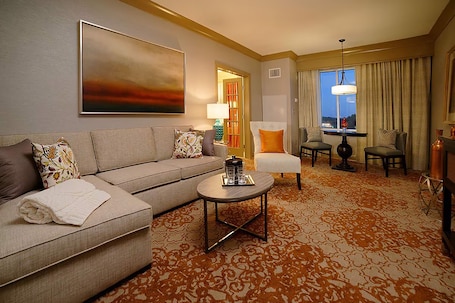 Grand Suite, 1 Bedroom | 1 bedroom, premium bedding, in-room safe, desk. Riverwalk Casino Hotel