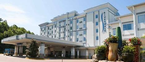 Façana frontal de l'allotjament