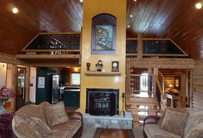 Área de estar no saguão